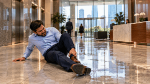 Caídas en Edificios de Oficinas: Responsabilidad del Propietario